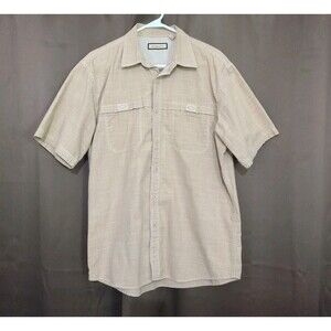 GH Bass & Co Short Sleeve Fishing Outdoors Shirt Mens L